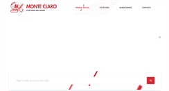 Desktop Screenshot of monteclarotratores.com.br